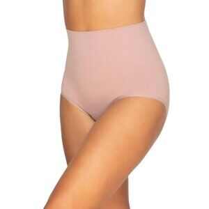 NWT Felina Womens Seamless Shapewear Briefs 2983P1 Rose Tan Pink S